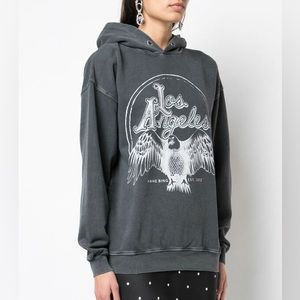 Anine Bing Los Angeles oversized hoodie sweatshirt